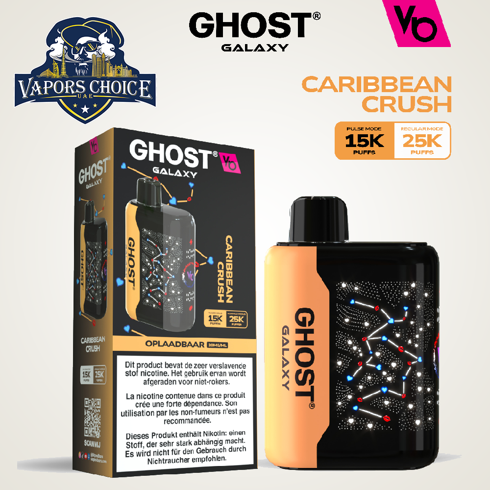 VAPES BAR GHOST GALAXY (20MG) 25000 PUFFS - DISPOSABLE VAPE