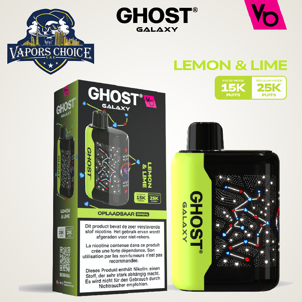 VAPES BAR GHOST GALAXY (20MG) 25000 PUFFS - DISPOSABLE VAPE