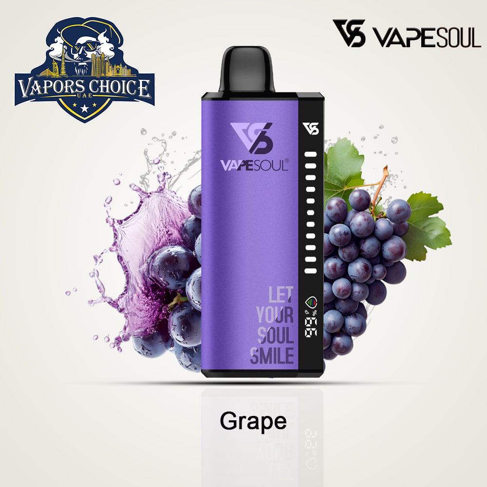 VAPESOUL 40000 Puffs Disposable Vape - 2% Nicotine Grape UAE Abu Dhabi & Dubai