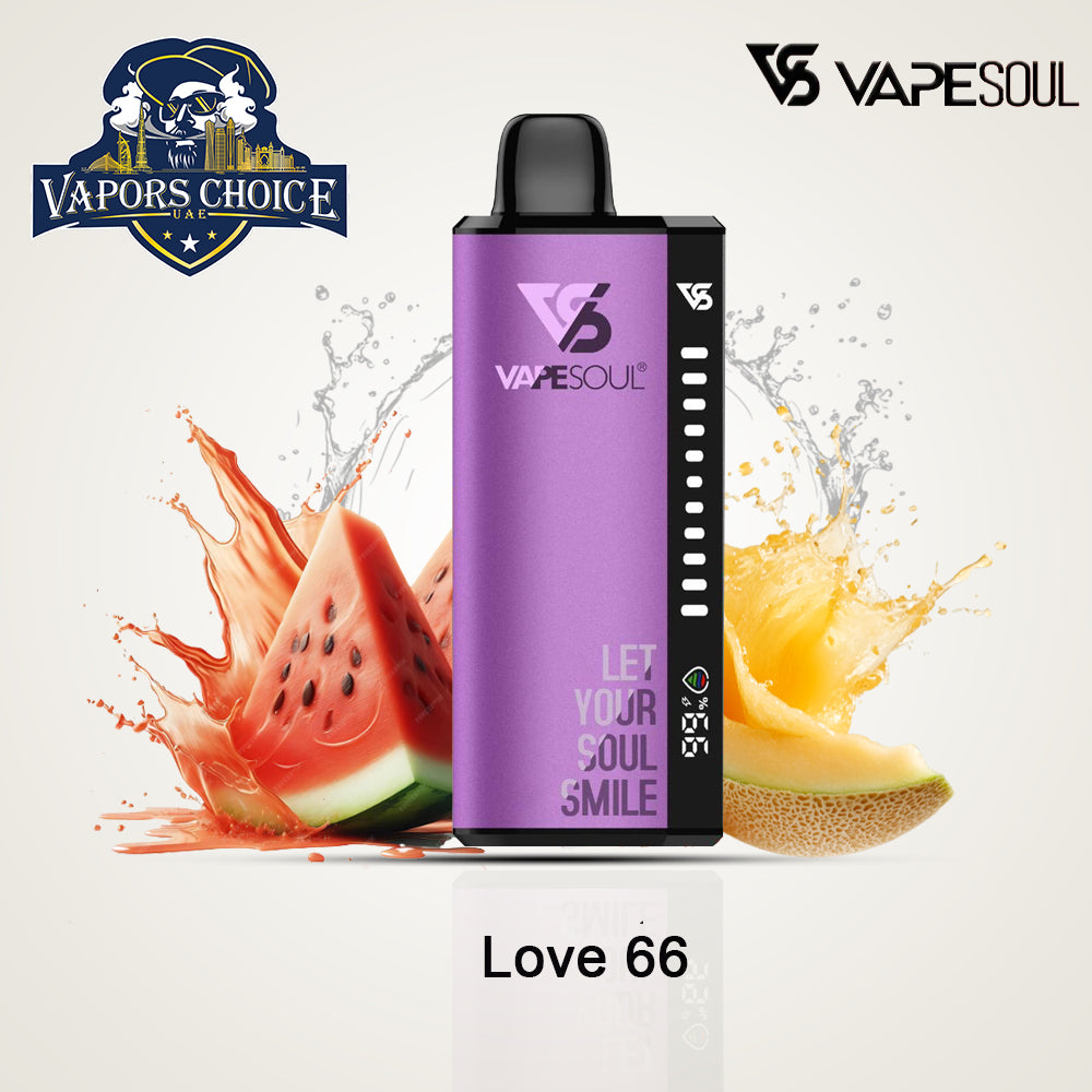 VAPESOUL 40000 Puffs Disposable Vape - 2% Nicotine Love 66 UAE Abu Dhabi & Sharjah