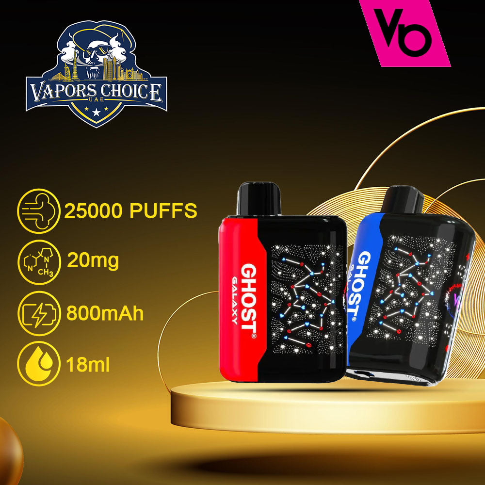 VAPES BAR GHOST GALAXY (20MG) 25000 PUFFS - DISPOSABLE VAPE 2st Galaxy UAE Dubai