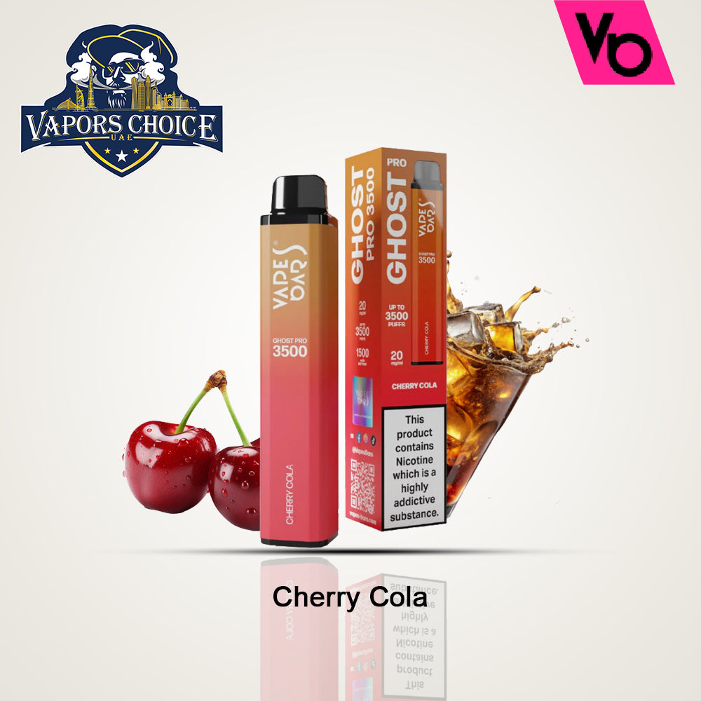 VAPES BAR GHOST PRO (20mg) 3500 PUFFS - DISPOSABLE VAPE Cherry Cola UAE Al Ain
