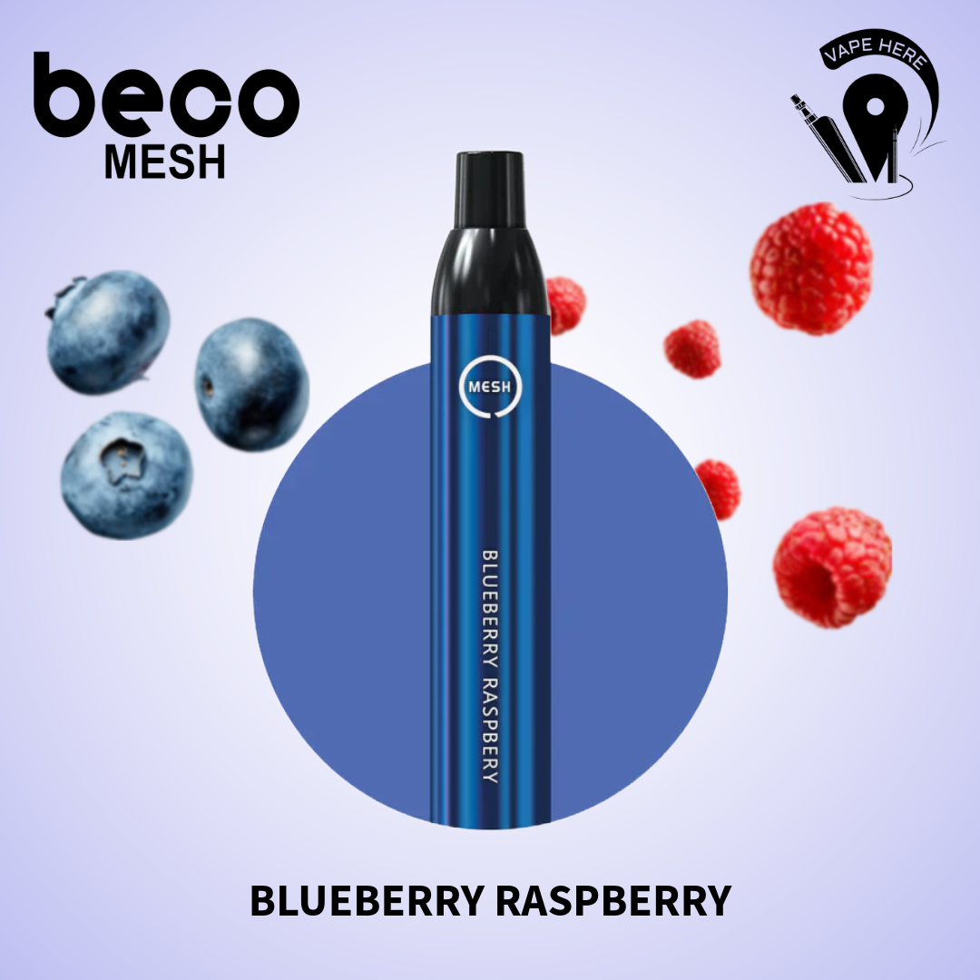 VAPTIO BECO MESH - DISPOSABLE VAPE DEVICE (2200 PUFFS) Bluberry Raspberry UAE Ras Al Khaimah