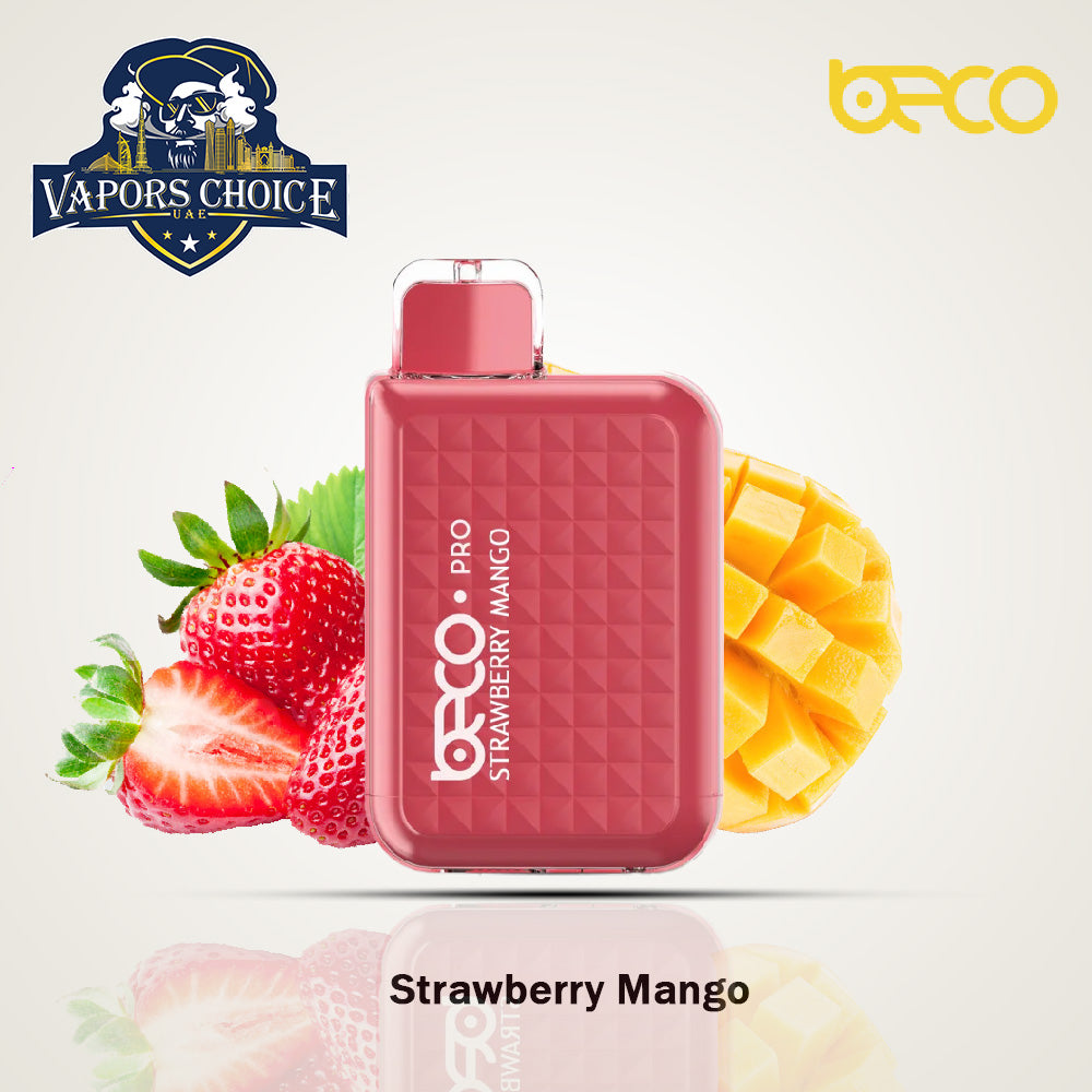 VAPTIO - BECO PRO 6,000 PUFFS (20mg & 50mg) DISPOSABLE VAPE Strawberry Mango UAE Fujairah