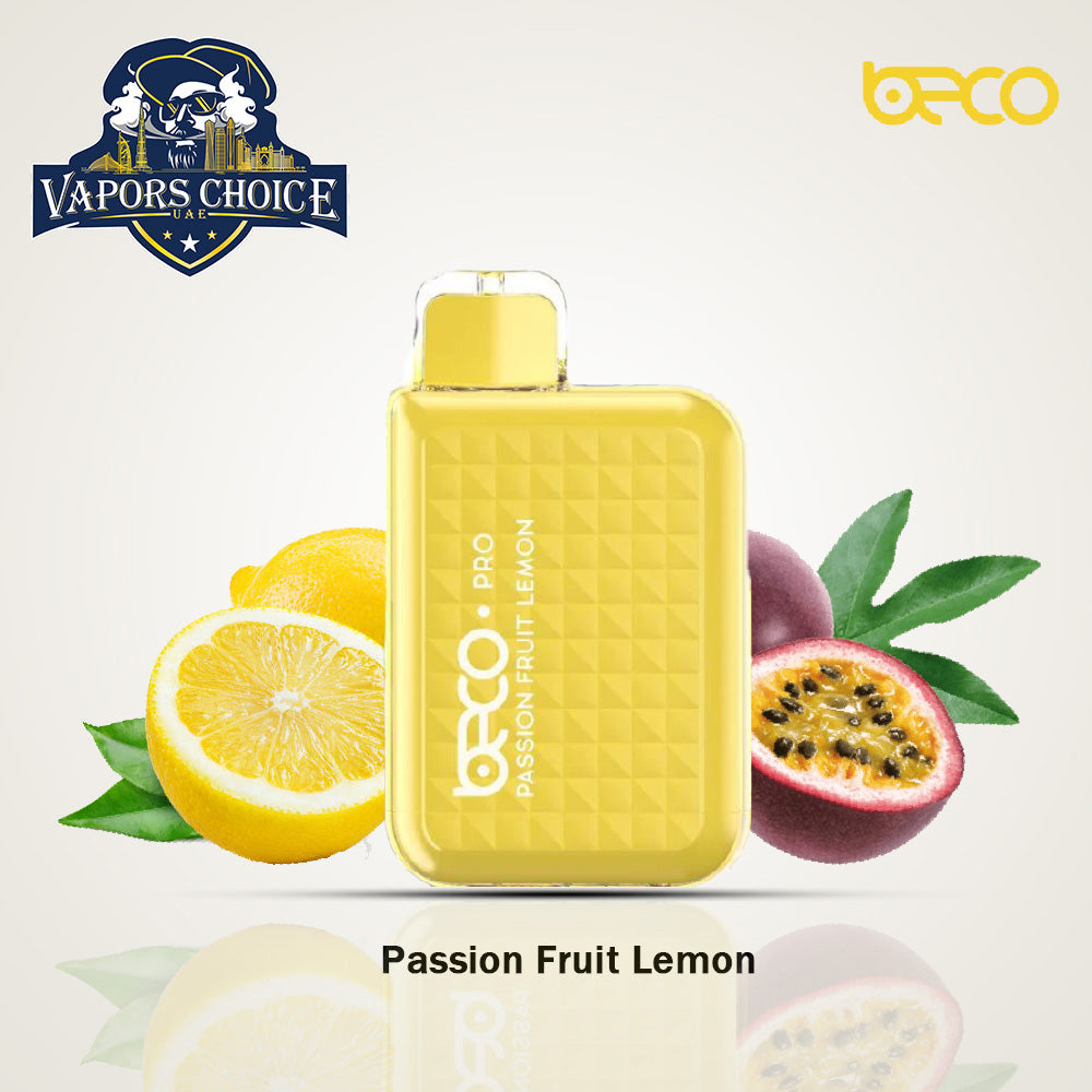 VAPTIO - BECO PRO 6,000 PUFFS (50mg) - DISPOSABLE VAPE Passion Fruit Lemon UAE Ajman & Al Ain