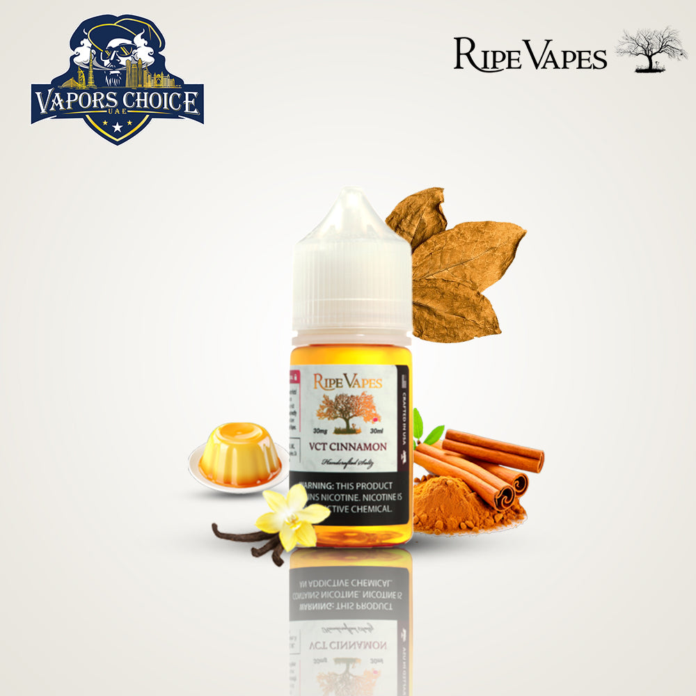 VCT Collection From Ripe Vapes SALTNIC 30ML VCT Cinnamon UAE Ras Al Khaimah