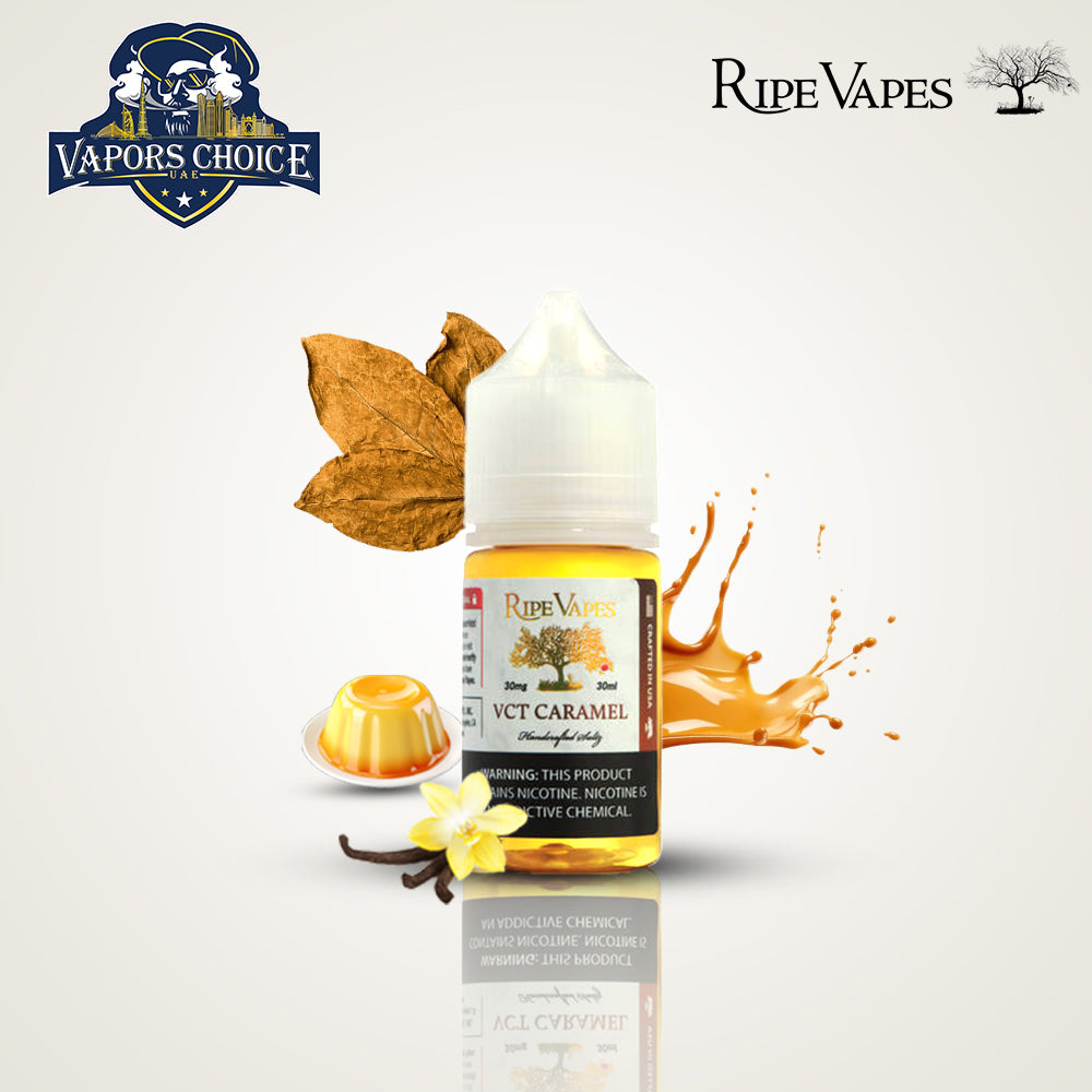 VCT Collection From Ripe Vapes SALTNIC 30ML VCT Caramel UAE Abu Dhabi