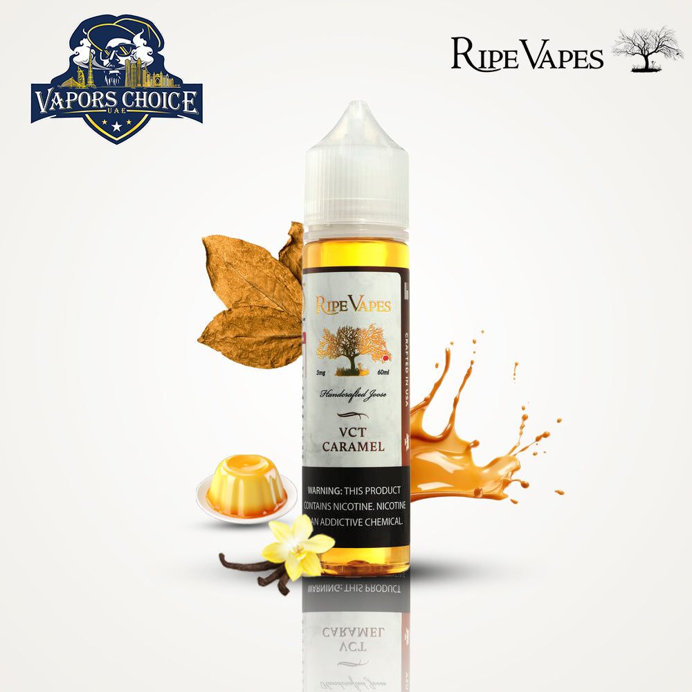 VCT Collection From Ripe Vapes E LIQUID 60ML & 120ML VCT Caramel UAE Fujairah