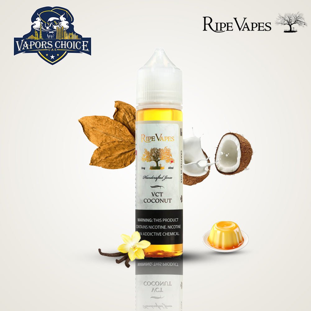 VCT Collection From Ripe Vapes E LIQUID 60ML & 120ML VCT Coconut UAE Abu Dhabi
