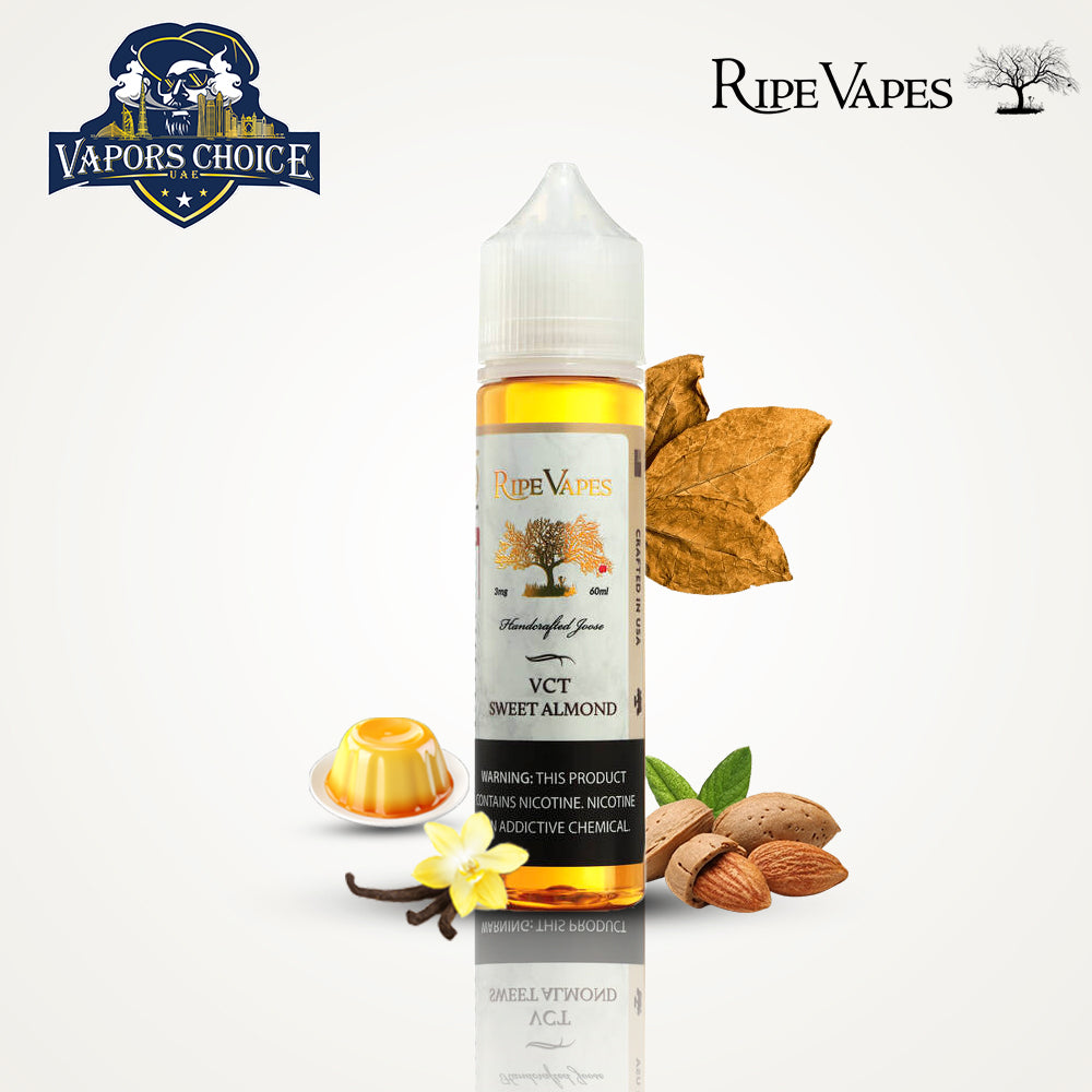 VCT Collection From Ripe Vapes E LIQUID 60ML & 120ML VCT Sweet Almond UAE Al Ain