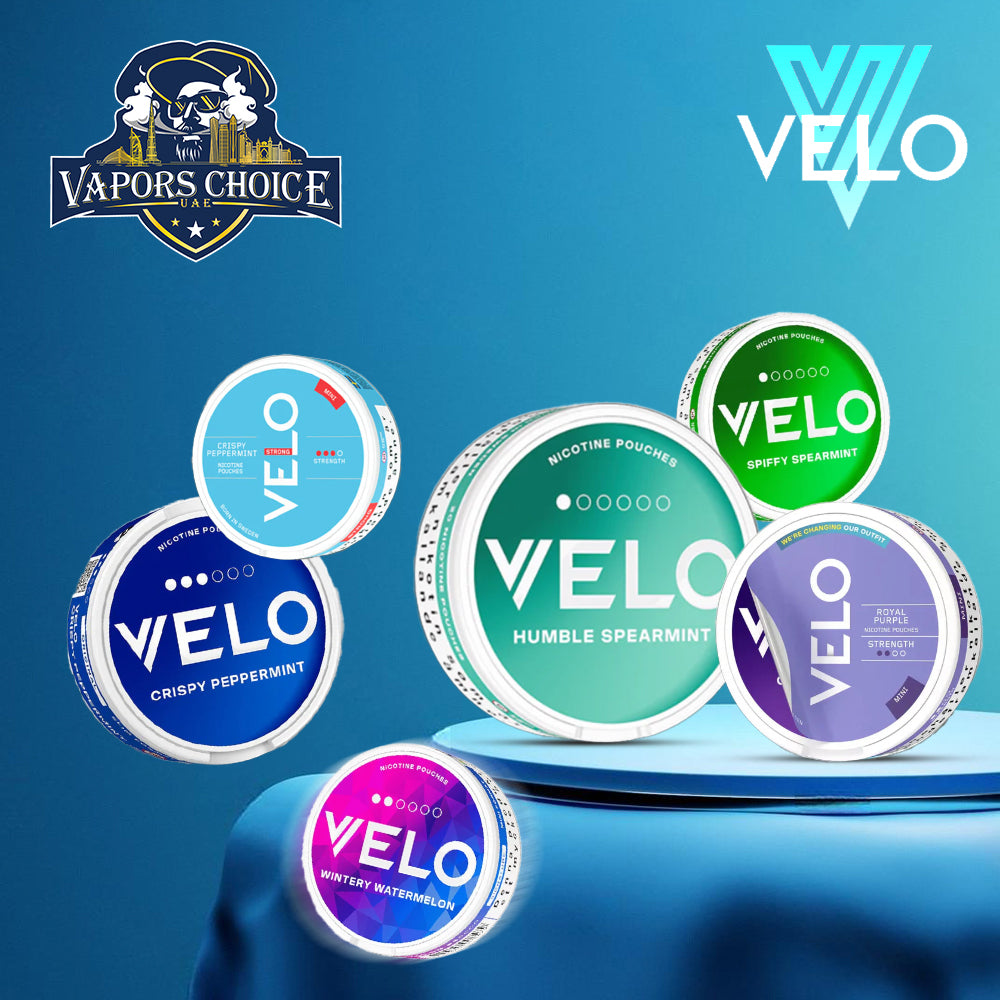 VELO Mini Nicotine Pouches 4-8 mg Nicotine Strength UAE Abu Dhabi