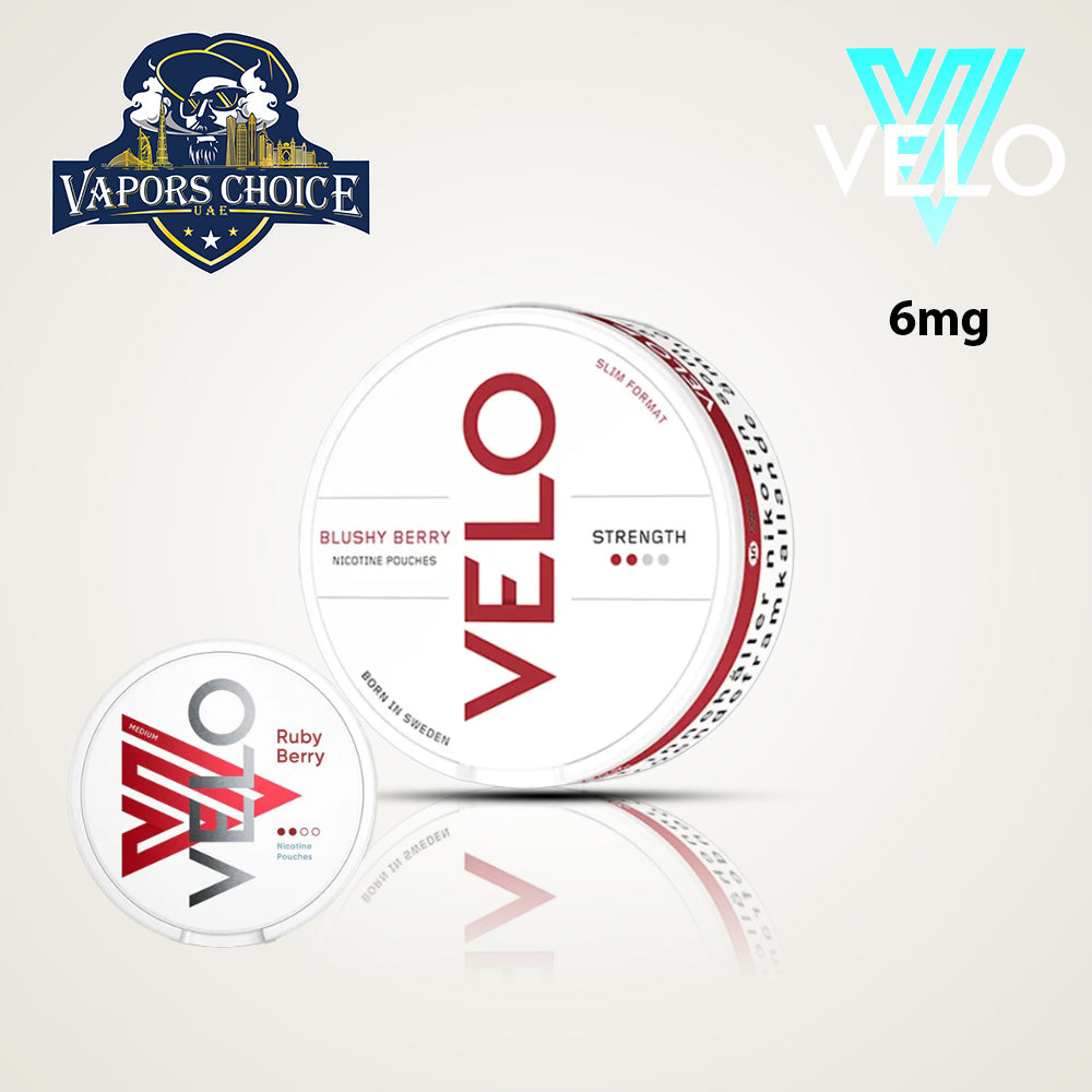 VELO Nicotine Pouches for Regular & Experienced Users Blushy Berry UAE Al Ain