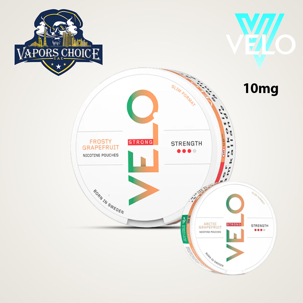 VELO Nicotine Pouches for Regular & Experienced Users Frosty Grapefruit UAE Sharjah