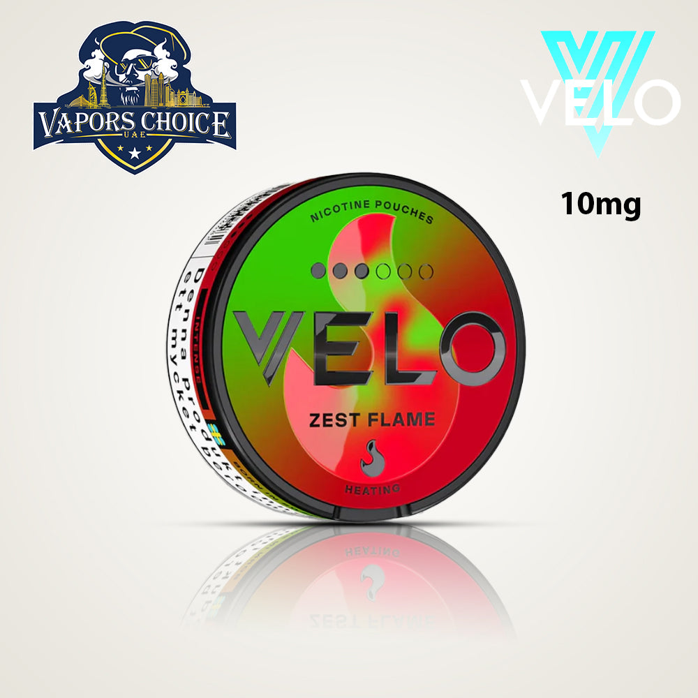 VELO Nicotine Pouches for Regular & Experienced Users Zest Flame UAE Abu Dhabi