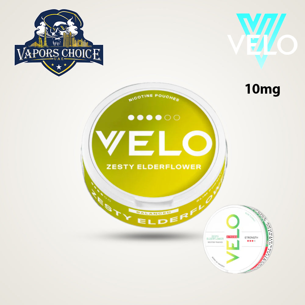 VELO Nicotine Pouches for Regular & Experienced Users Zetsy Elderflower UAE Al Ain