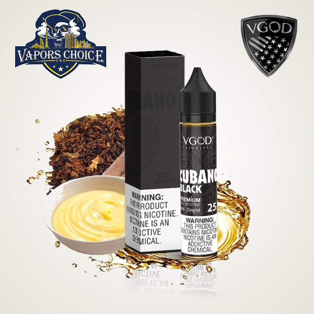 VGOD SALTNIC SERIES 30ML Vape Juice Black Cubano UAE Al Ain