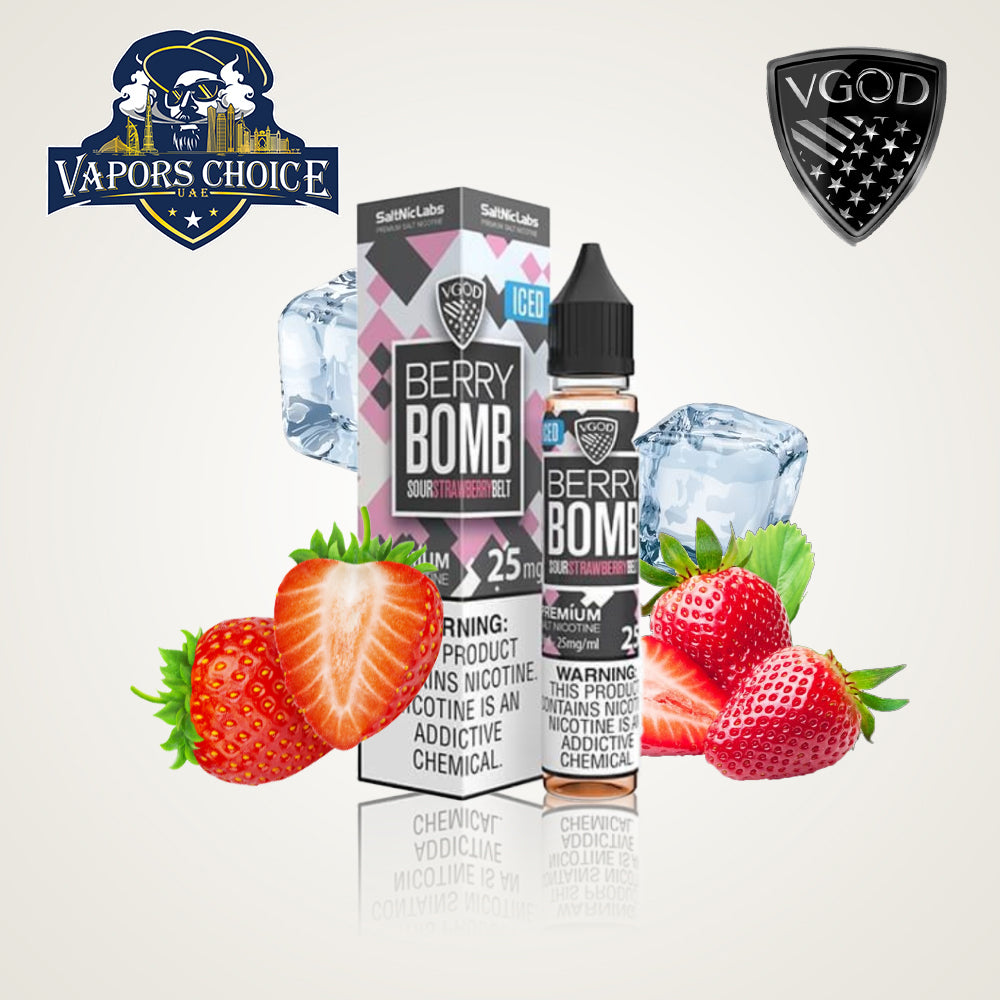VGOD SALTNIC SERIES 30ML Vape Juice Iced Berry Bomb UAE Ras Al Khaimah