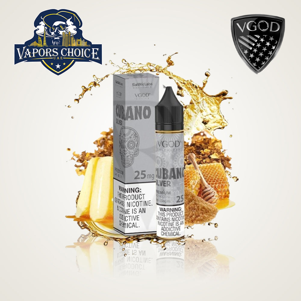 VGOD SALTNIC SERIES 30ML Vape Juice Silver Cubano UAE Ras Al Khaimah