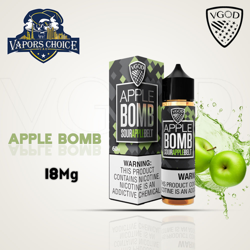 VGOD E-Liquids 60ML - FreeBase Apple Bomb 18mg UAE Abu Dhabi