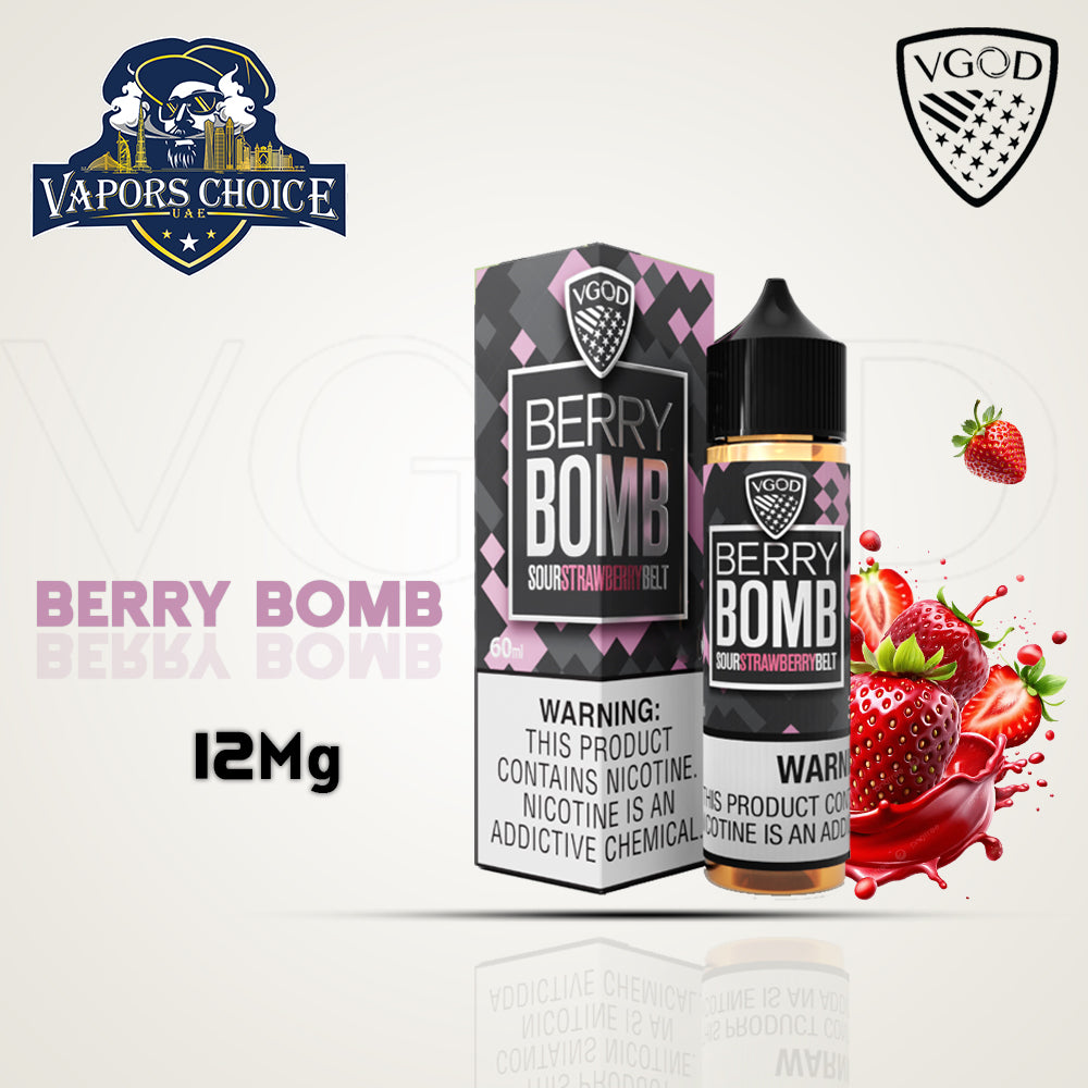 VGOD E-Liquids 60ML - FreeBase Berry Bomb 12mg UAE Dubai