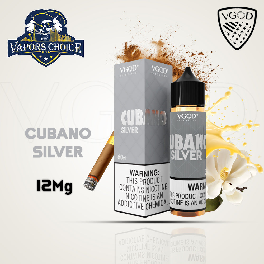 VGOD E-Liquids 60ML - FreeBase Cubano Silver 12mg UAE Abu Dhabi