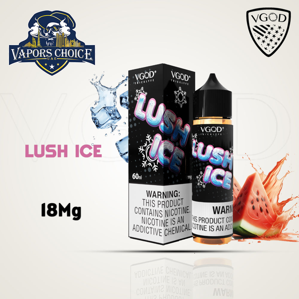 VGOD E-Liquids 60ML - FreeBase Lush Ice 18mg UAE Abu Dhabi