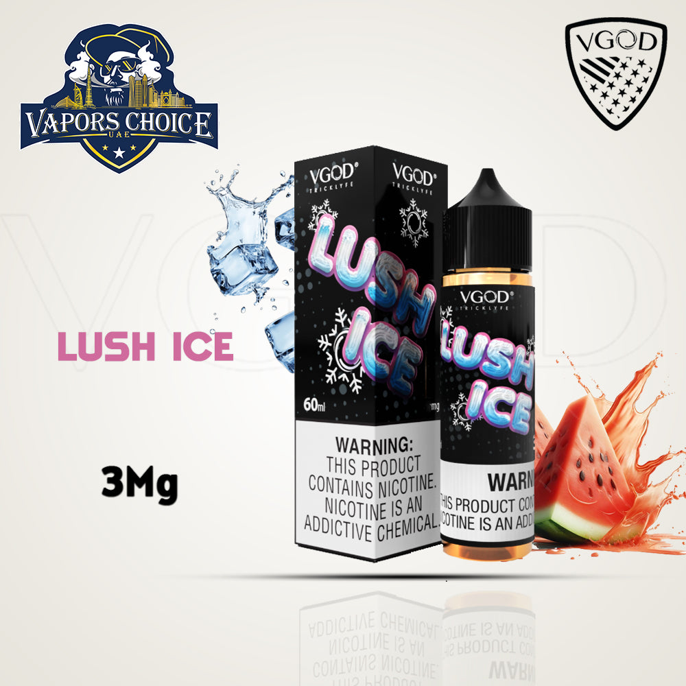 VGOD E-Liquids 60ML - FreeBase Lush Ice 3mg UAE Abu Dhabi