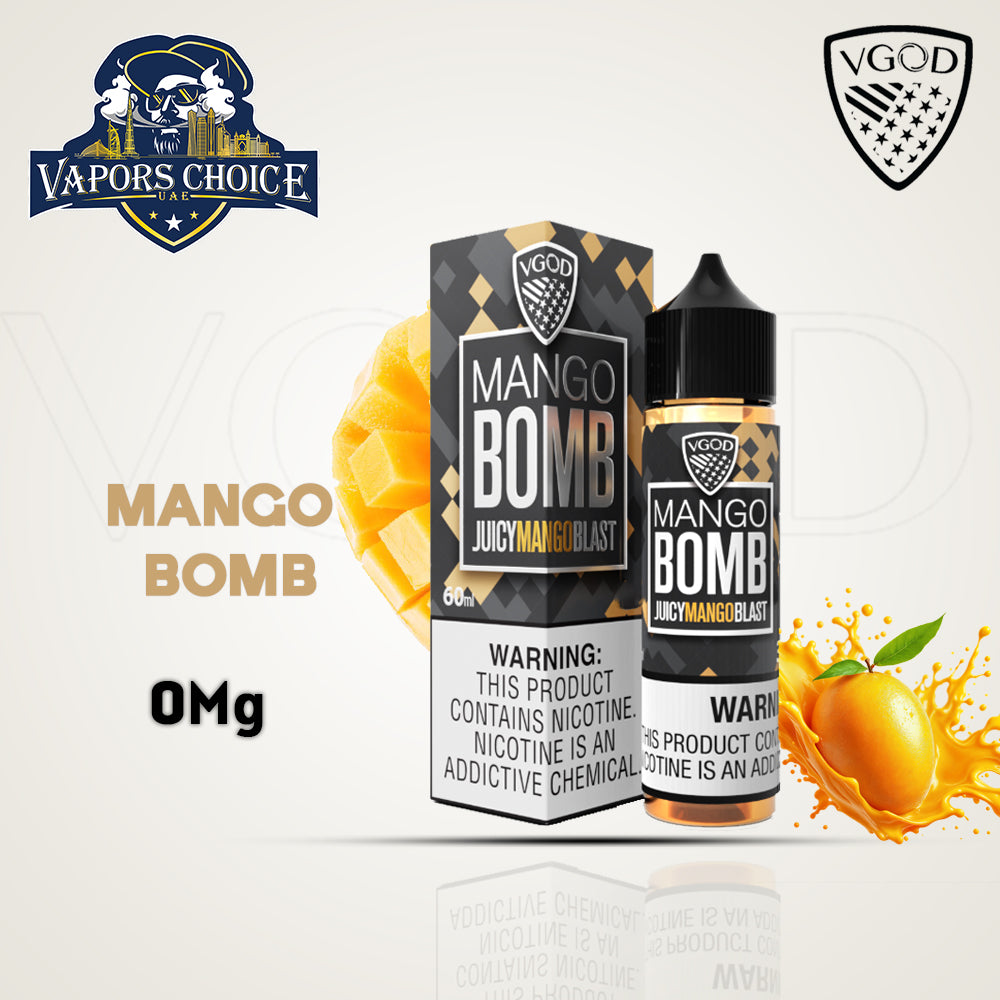 VGOD E-Liquids 60ML - FreeBase Mango Bomb 0mg UAE Abu Dhabi