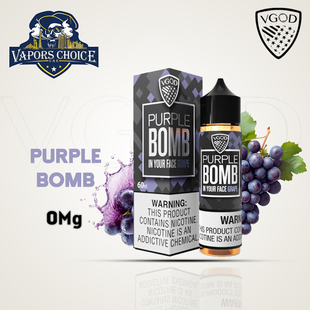 VGOD E-Liquids 60ML - FreeBase Purple Bomb 0mg UAE Abu Dhabi
