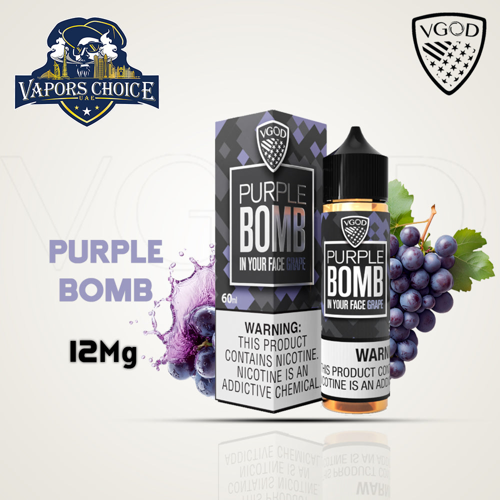 VGOD E-Liquids 60ML - FreeBase Purple Bomb 12mg UAE Abu Dhabi