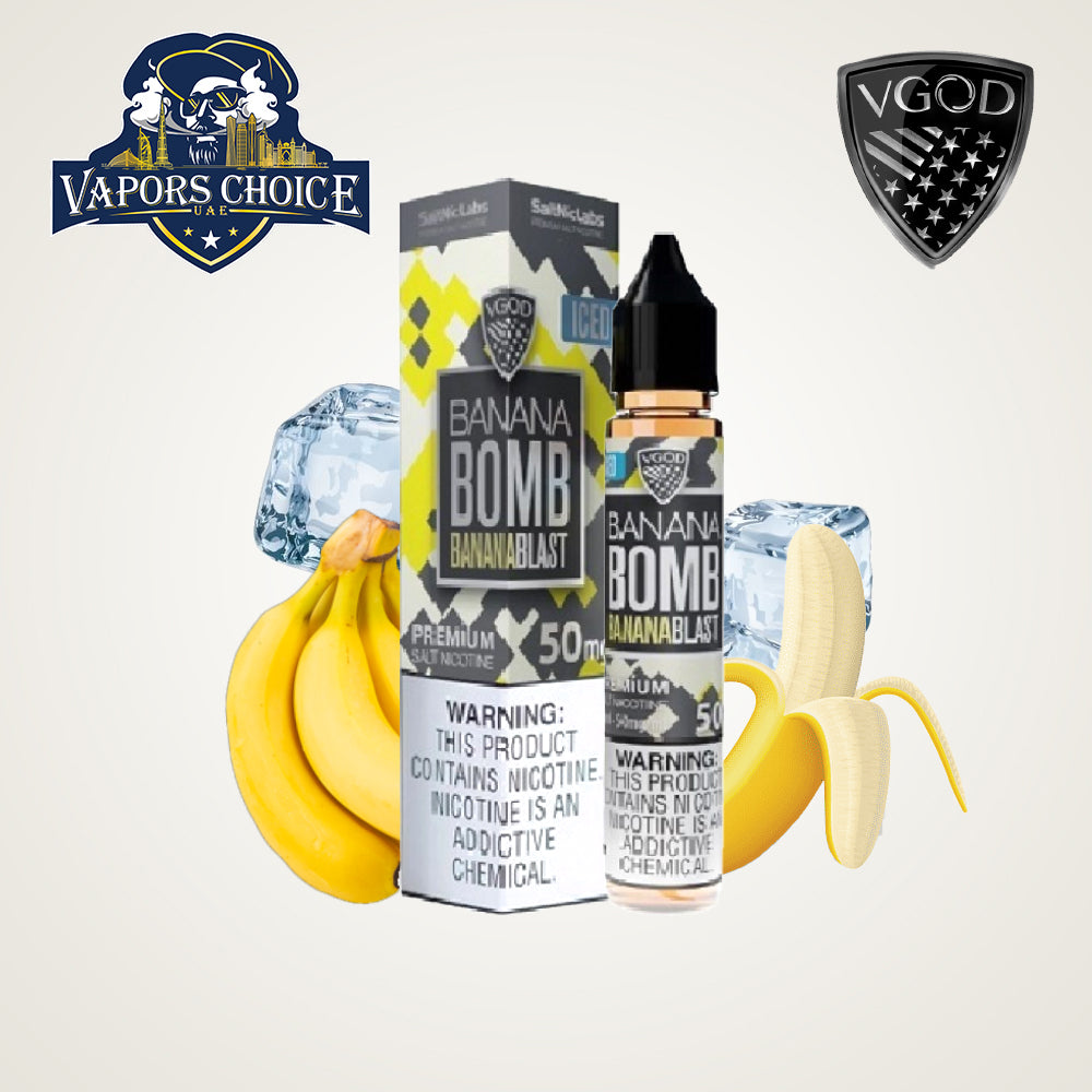 VGOD SALTNIC SERIES 30ML Vape Juice Iced Banana Bomb