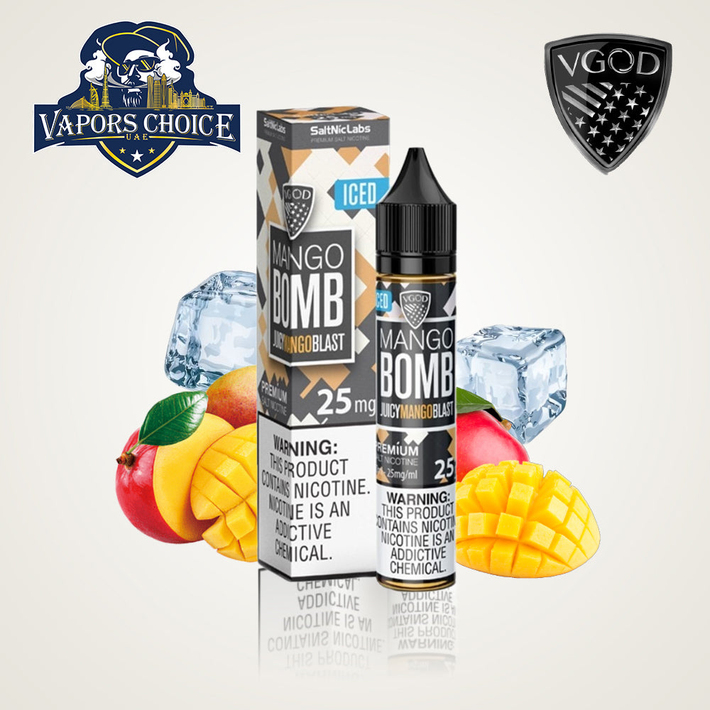 VGOD SALTNIC SERIES 30ML Vape Juice Iced Mango Bomb UAE Ajman