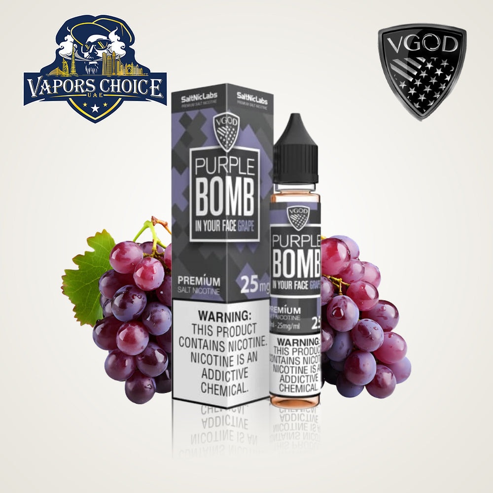 VGOD SALTNIC SERIES 30ML Vape Juice Purple Bomb UAE Sharjah