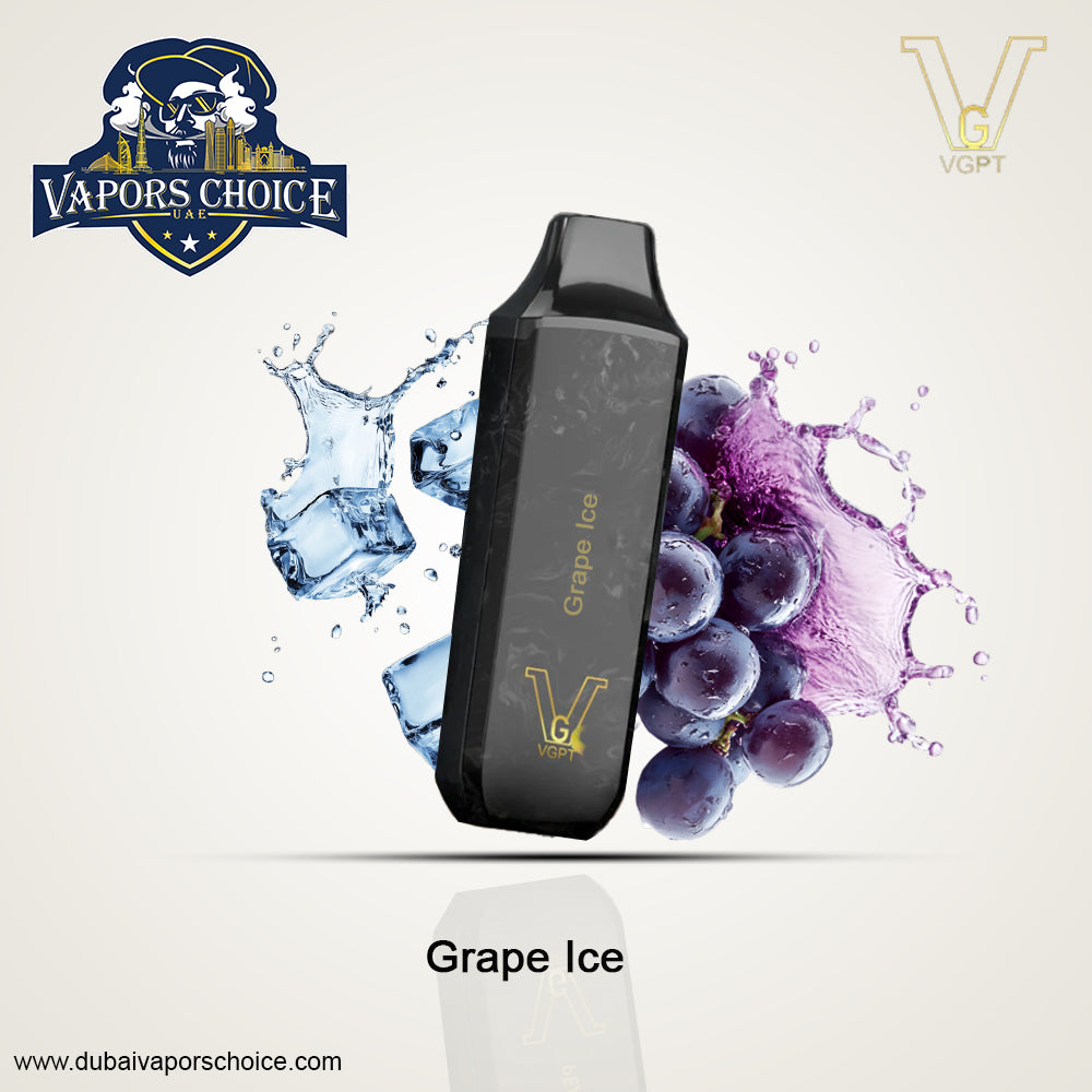 VGPT DISPOSABLE VAPE(0mg&20mg&50mg)6000 PUFFS Grape Ice UAE Dubai & Ajman