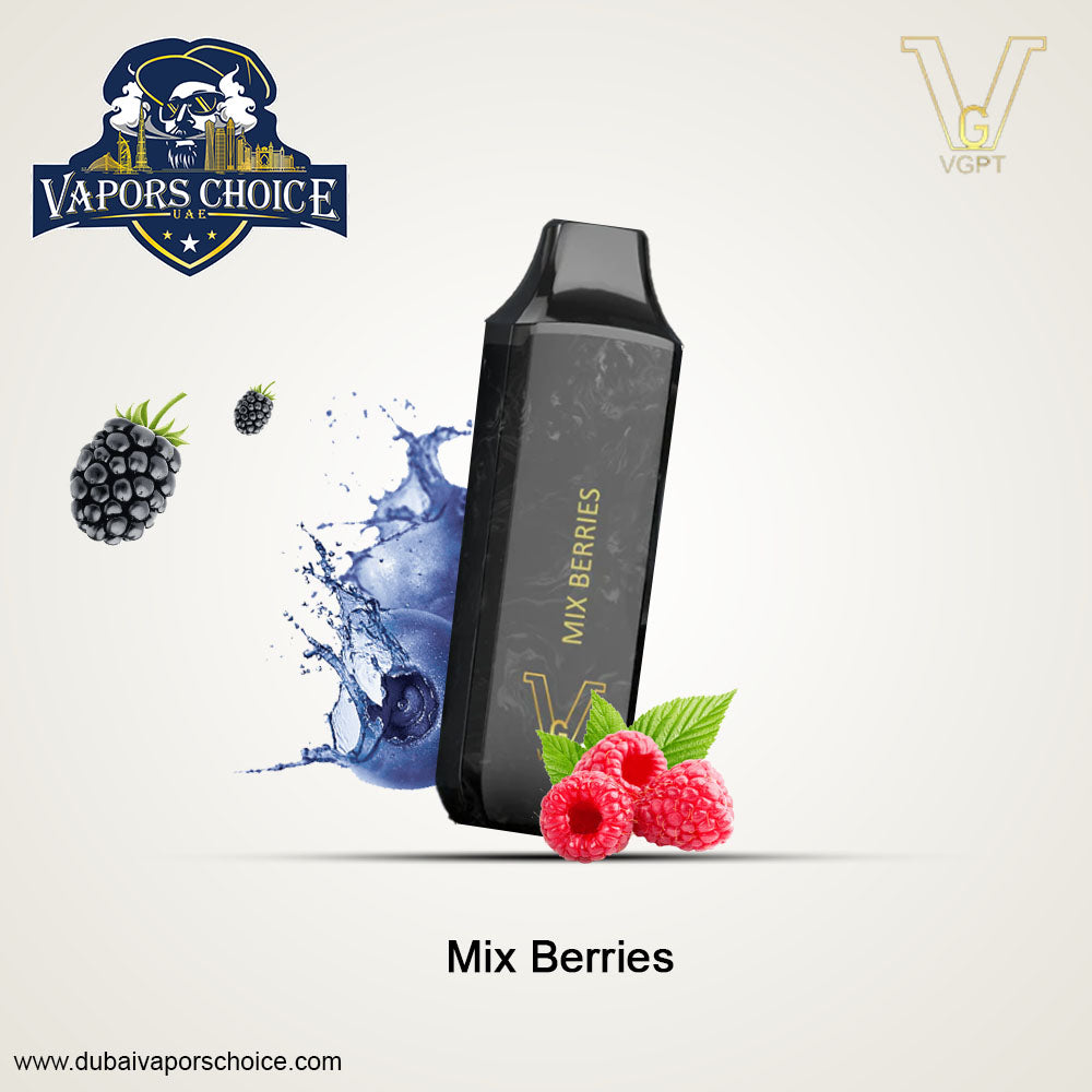 VGPT DISPOSABLE VAPE(0mg&20mg&50mg)6000 PUFFS Mix Berry UAE Abu Dhabi