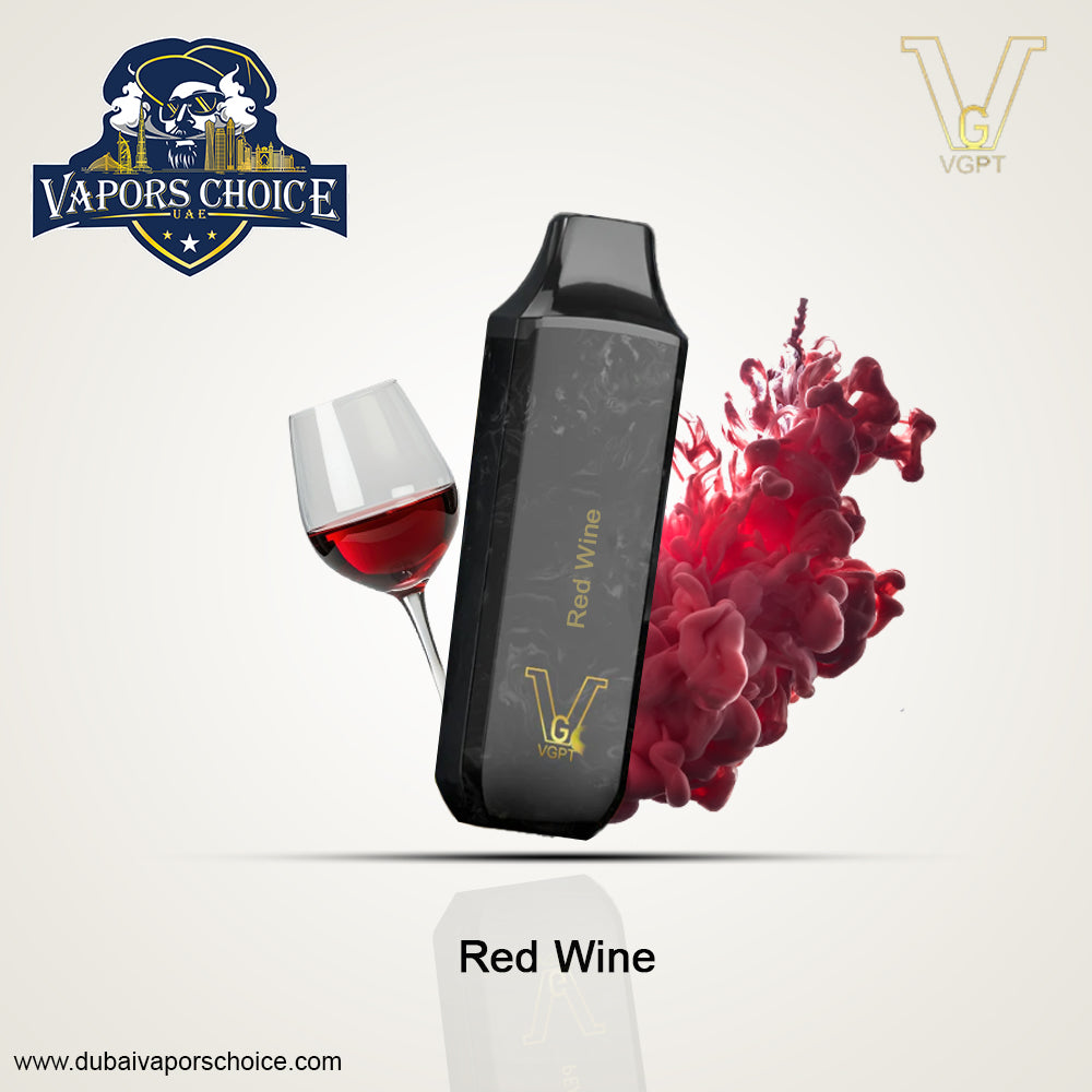 VGPT DISPOSABLE VAPE(0mg&20mg&50mg)6000 PUFFS Red Wine UAE Abu Dhabi