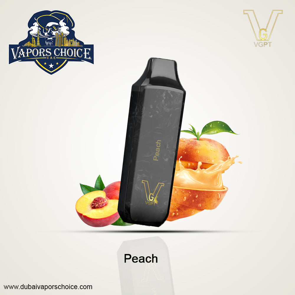 VGPT DISPOSABLE VAPE (20mg-50mg) 7500 PUFFS Peach UAE Abu Dhabi