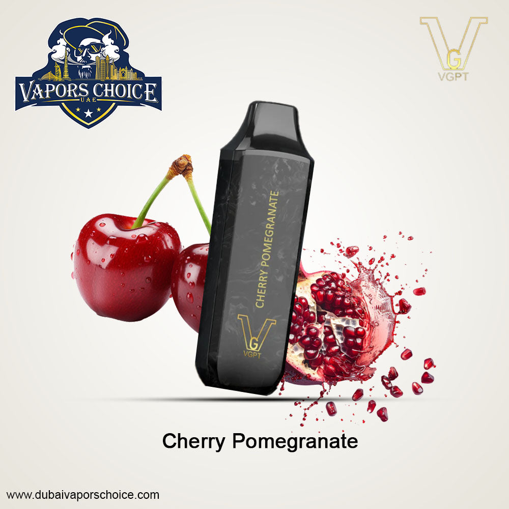 VGPT DISPOSABLE VAPE (20mg-50mg) 7500 PUFFS Cherry Pomegranate UAE Abu Dhabi & Al Ain
