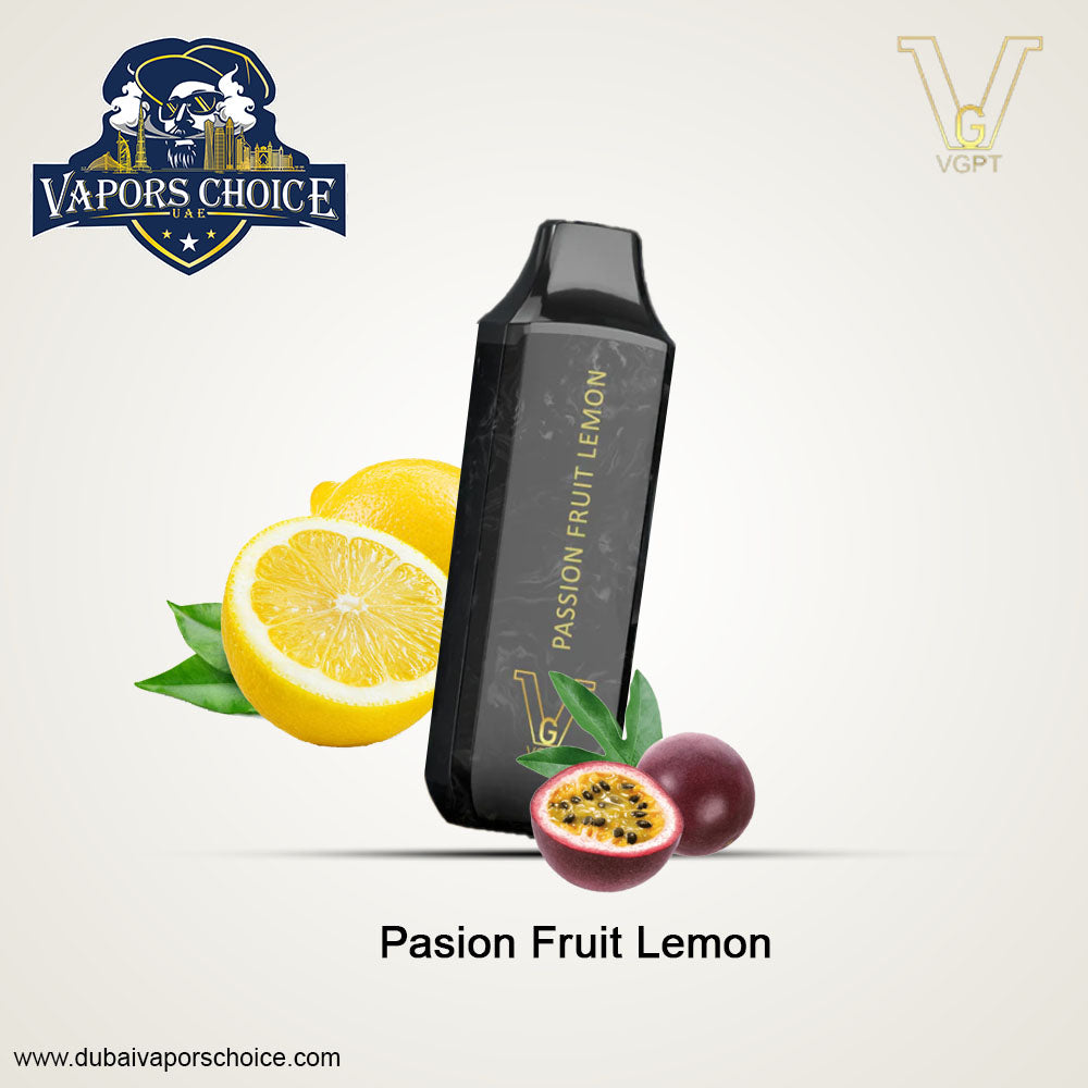 VGPT DISPOSABLE VAPE (20mg-50mg) 7500 PUFFS Passion Fruit Lemon UAE Abu Dhabu Fujairah 