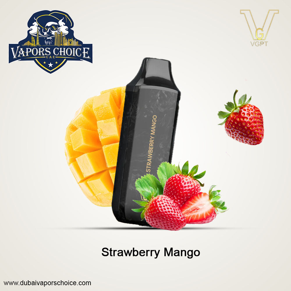 VGPT DISPOSABLE VAPE (20mg-50mg) 7500 PUFFS Strawberry Mango UAE Dubai & Ras Alkhimah