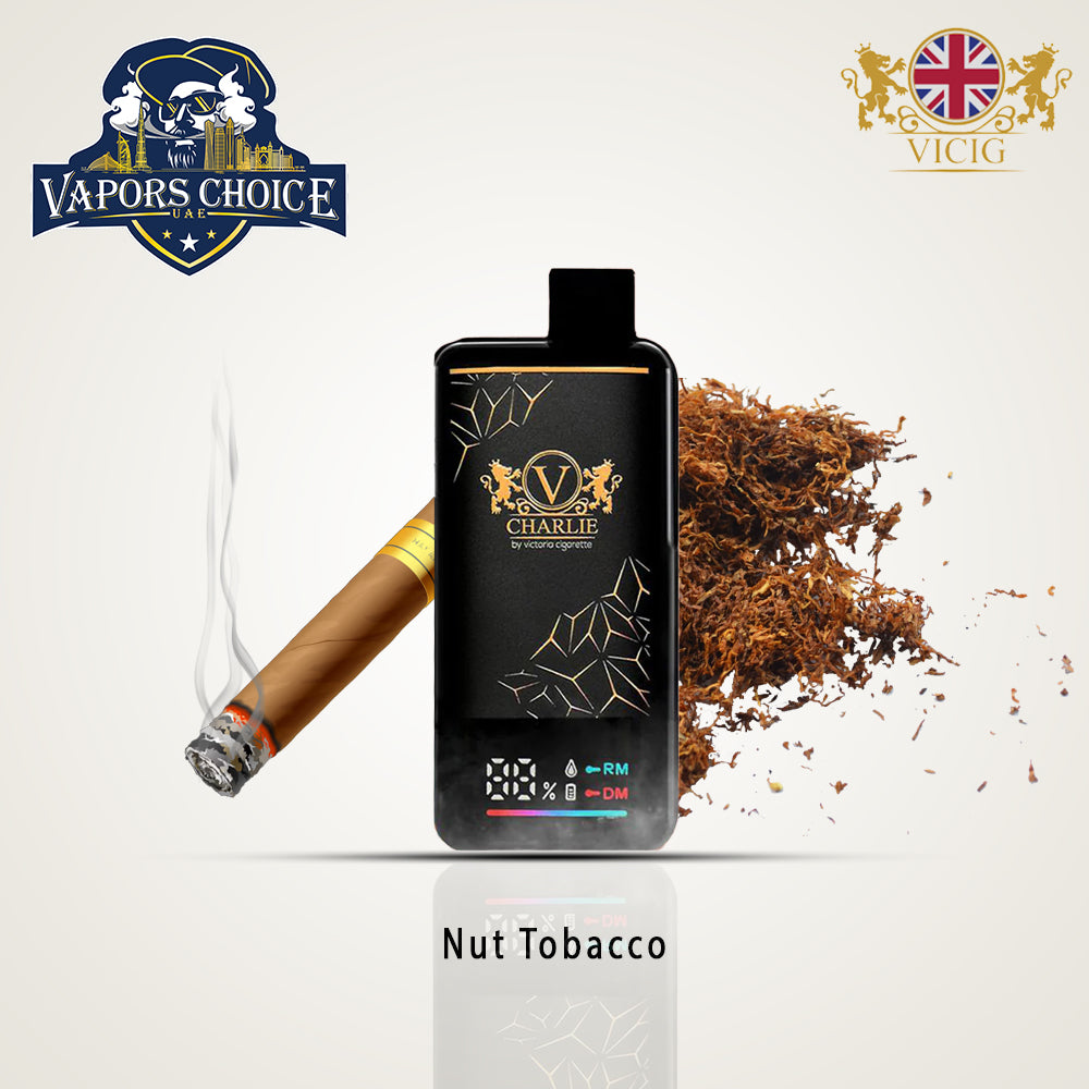 VICIG CHARLIE 15000 Puffs (20mg & 50mg) -  Disposable Vape Nut Tobacco UAE Al Sharjah