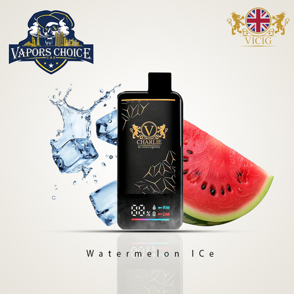 VICIG CHARLIE 15000 Puffs (20mg & 50mg) -  Disposable Vape Watermelon Ice UAE Dubai & Al Ain