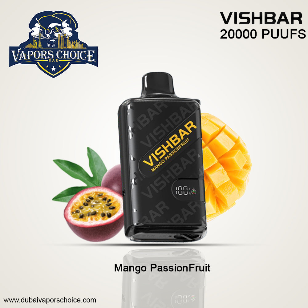 VISHBAR Weekly 20000 PUFFS DESPOSABLE VAPE Mango Passionfruit UAE Abu Dhabi & Al Ain