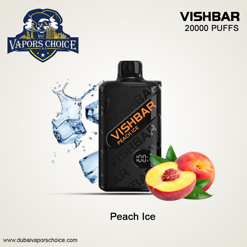 VISHBAR Weekly 20000 PUFFS DESPOSABLE VAPE Peach Ice UAE Ajman