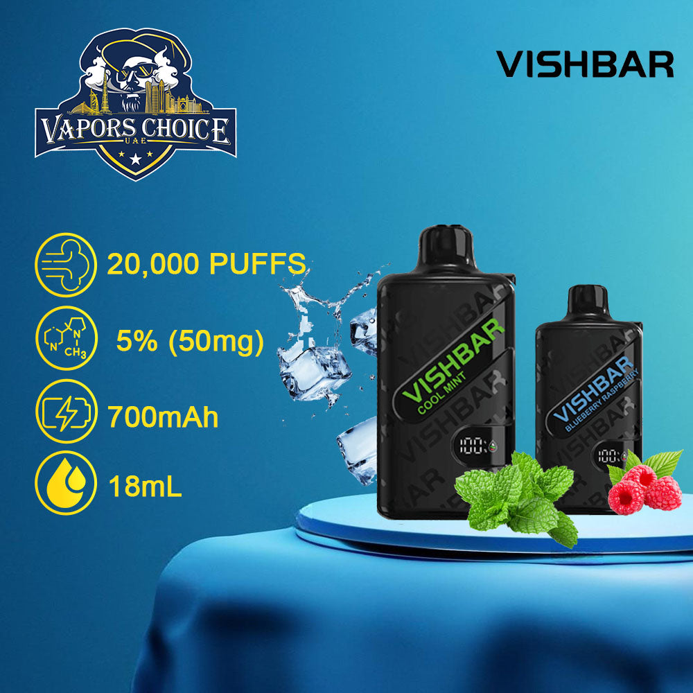 VISHBAR Weekly 20000 PUFFS DESPOSABLE VAPE 1st UAE Abu Dhabi