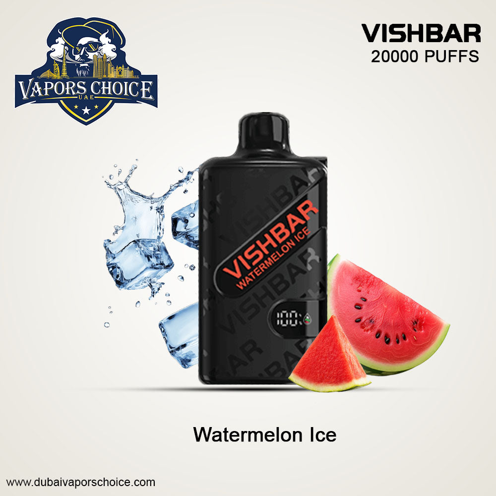 VISHBAR Weekly 20000 PUFFS DESPOSABLE VAPE Watermelon UAE Ras Al-Khaimah