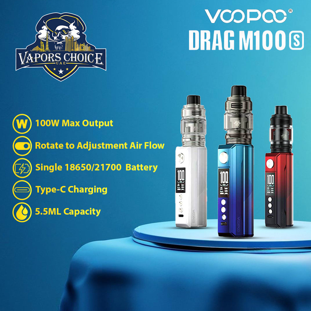 Voopoo Drag M100s Mod VOOPOO Drag M100S Mod Pod Kit 100W Voopoo Drag M100s Mod VOOPOO Drag M100S Mod Pod Kit 100W