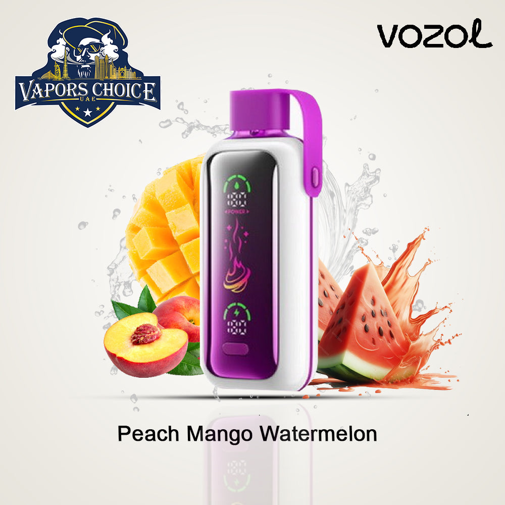 VOZOL STAR 20K PUFFS (50mg) DISPOSABLE VAPE Peach Mango Watermelon UAE Abu Dhabi