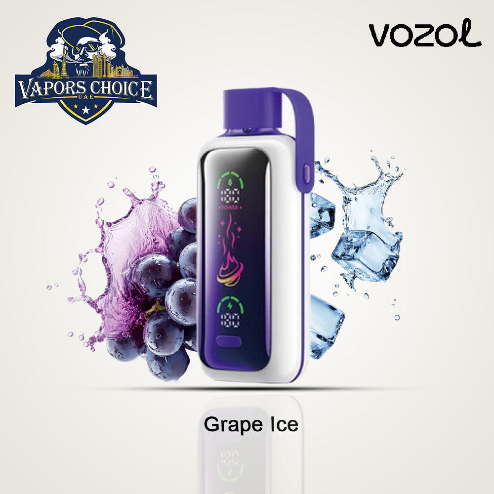 VOZOL STAR 20,000 PUFFS (50mg) DISPOSABLE VAPE Grape Ice UAE Abu Dhabi & Dubai