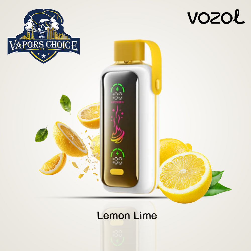 VOZOL STAR 20,000 PUFFS (50mg) DISPOSABLE VAPE Lemon Lime UAE Abu Dhabi & Ajman